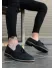 Mocasini barbati negri, tapla subtire, piele eco, comozi 12216 N2-3